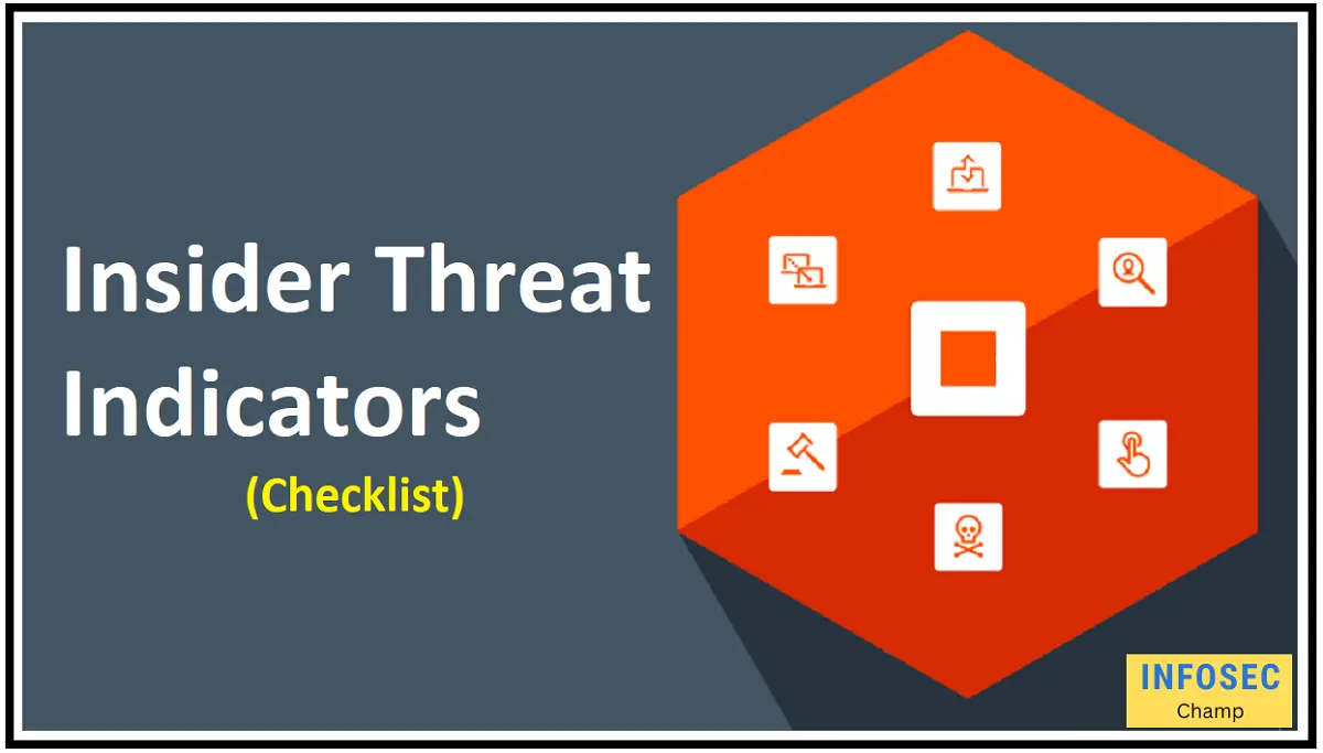 insider threat indicators -InfoSecChamp.com