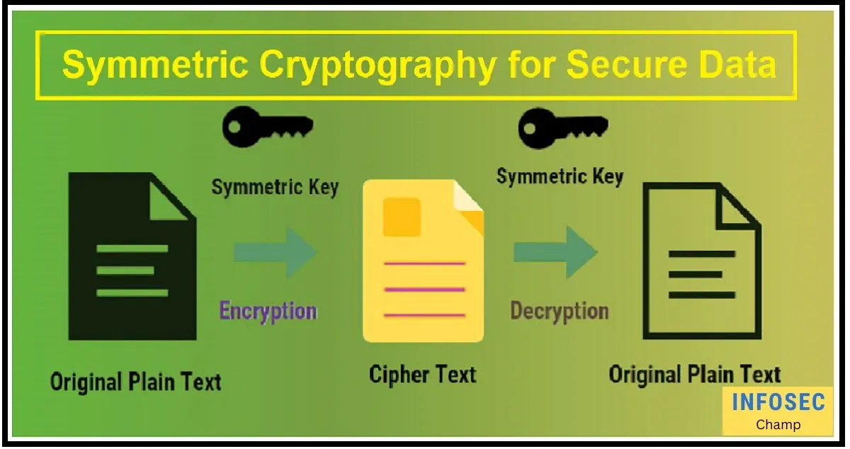 which is not a disadvantage of symmetric cryptography -InfoSecChamp.com